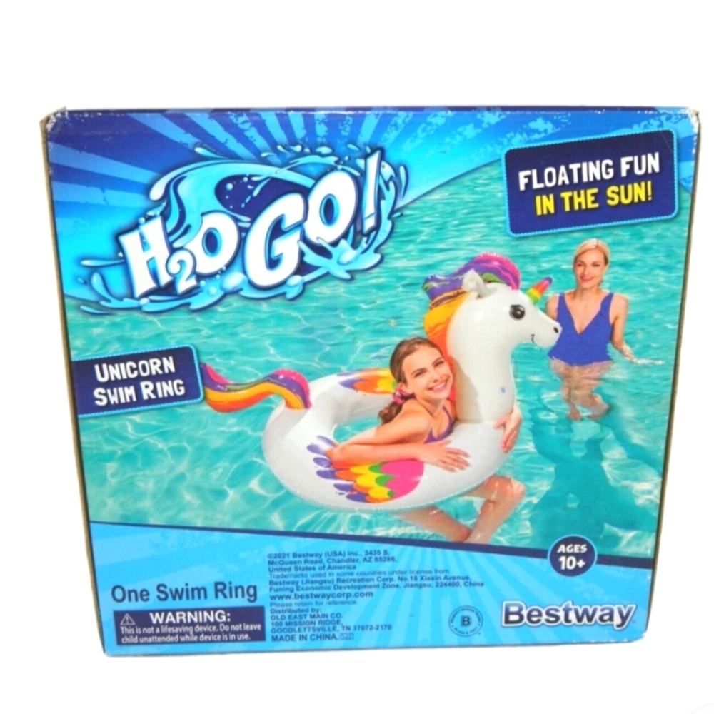 H2O GO! Girls Unicorn One Swim Ring Ages 10+